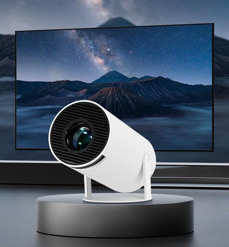 Voltegic M5 Smart LED Mini Projector with Wireless Screen Mirroring (6000 lm / 1 Speaker / Wireless / Remote Controller) Portable Projector-image-48