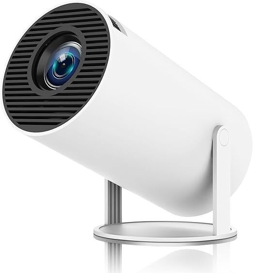 Nexila Smart LED Projector -180° Wide Angle With WiFi Bluetooth Android 13 1080P (2000 lm / Remote Controller) Portable Projector-image-1