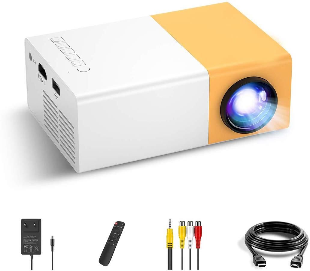Okayo Mini Portable LED Projector with Multiple Interfaces Like AV, Audio, USB, HDMI (6000 lm / Remote Controller) Portable Projector-image-39