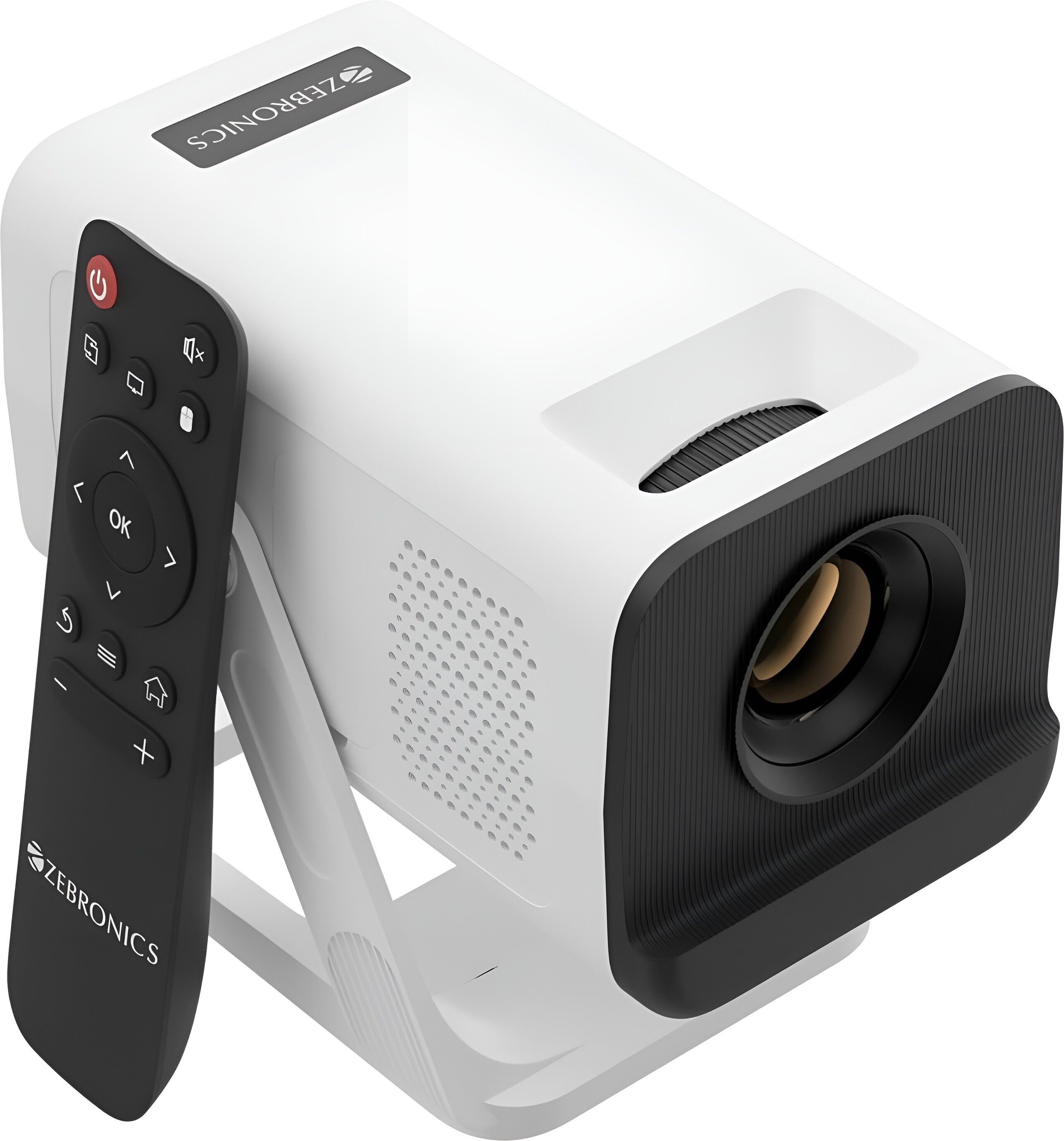 ZEBRONICS Pixaplay 35 Android Smart LED Projector (4000 lm / 1 Speaker / Wireless) Portable Projector-image-5