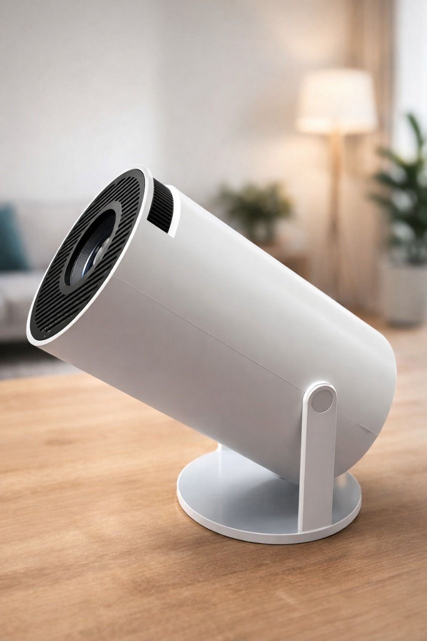 Steepify Smart Mini Projector | Native 720P HD | 4K Support | WiFi 6 & Bluetooth 5.0 (4500 lm / 1 Speaker / Wireless / Remote Controller) Portable Projector-image-43