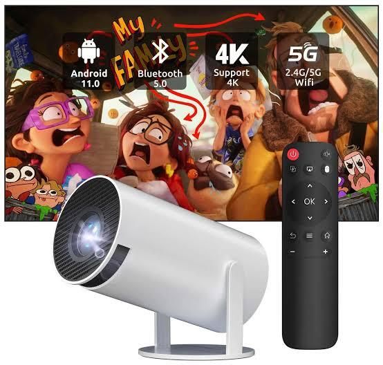 IMMUTABLE 4K Android Smart Projector Full HD 1080 YUGFHVU8 (2200 lm / Wireless / Remote Controller) Portable Projector-image-15