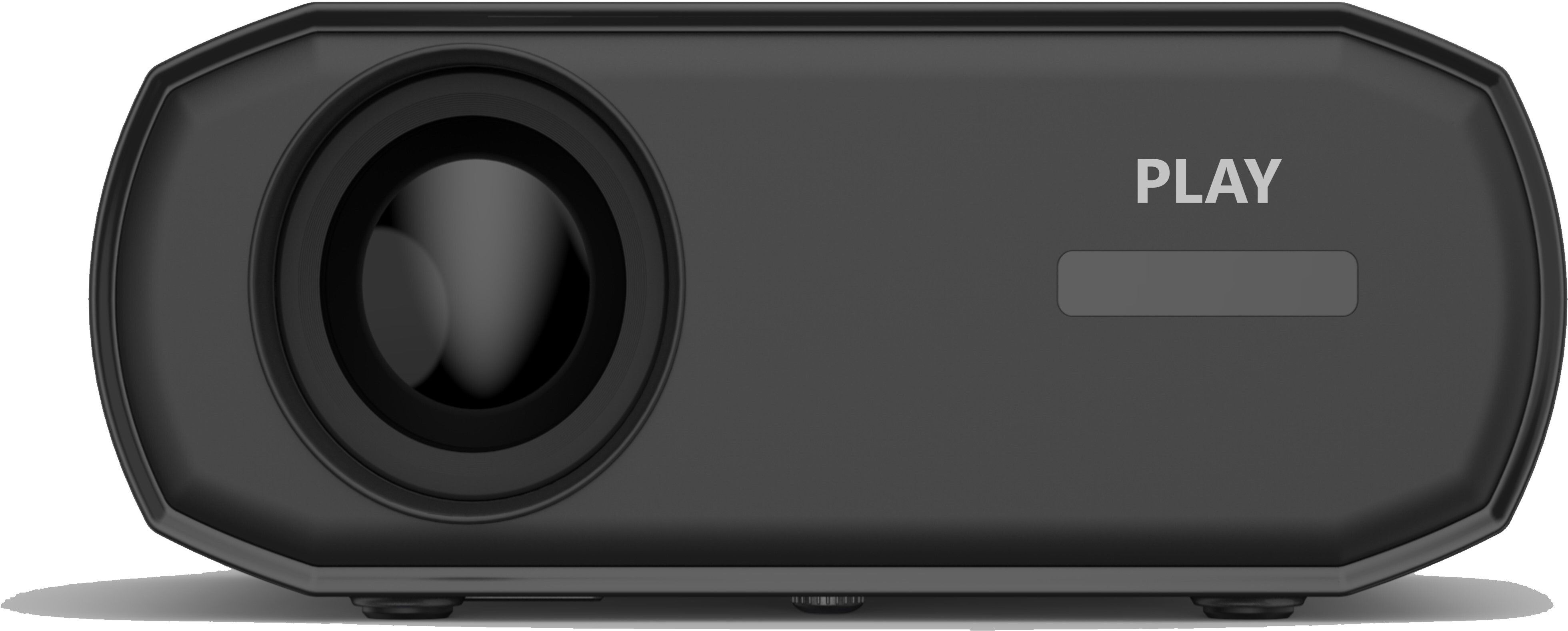 PLAY MK PRO 360 degree Screen Rotation Native Full HD 1080p Electronic Zoom (16000 lm / 2 Speaker / Wireless / Remote Controller) Projector-image-1