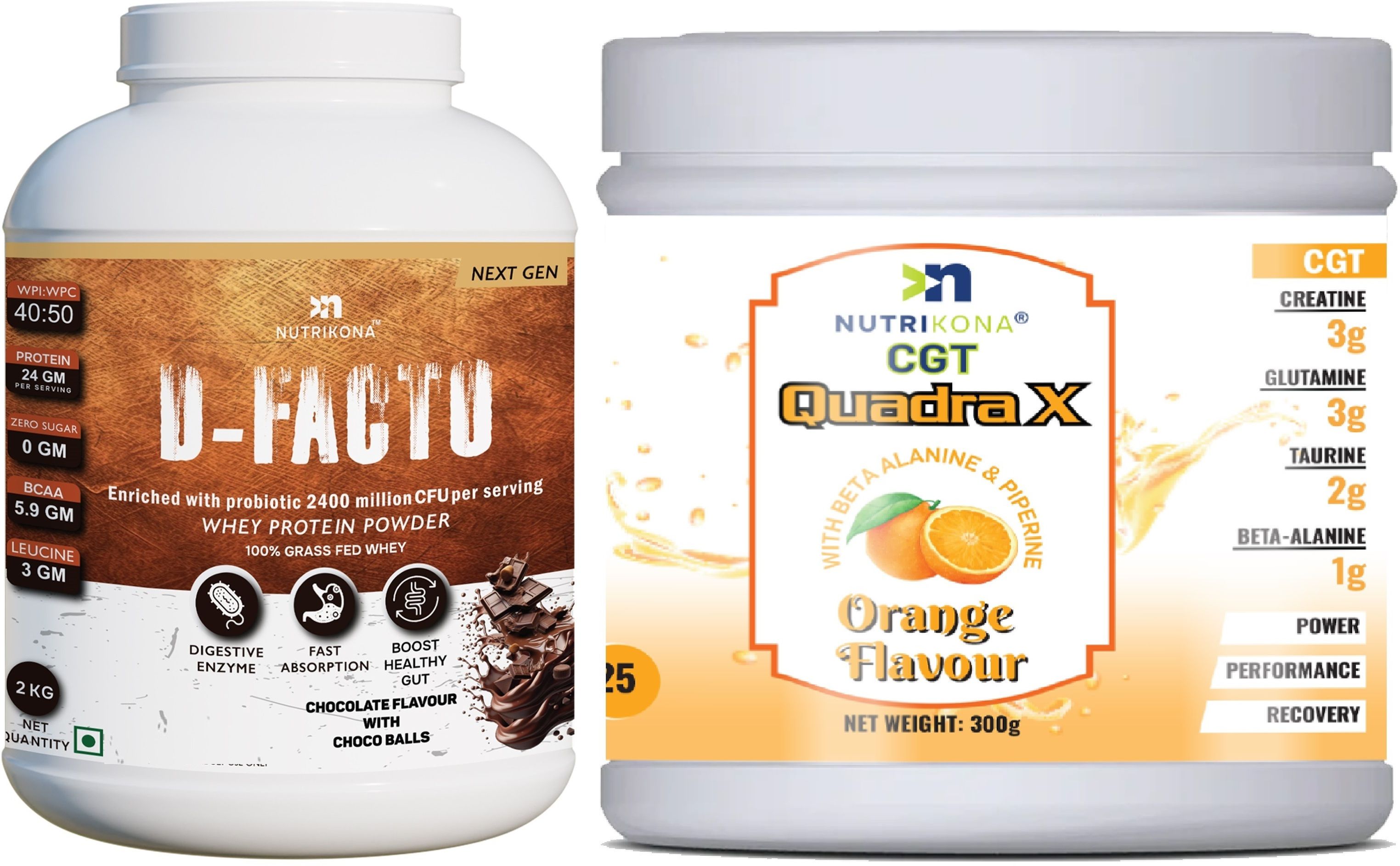 nutrikona Dfacto Whey Isolate Protein with QuadraX CGT 4-in-1 Strength Formula Whey Protein-picture-33