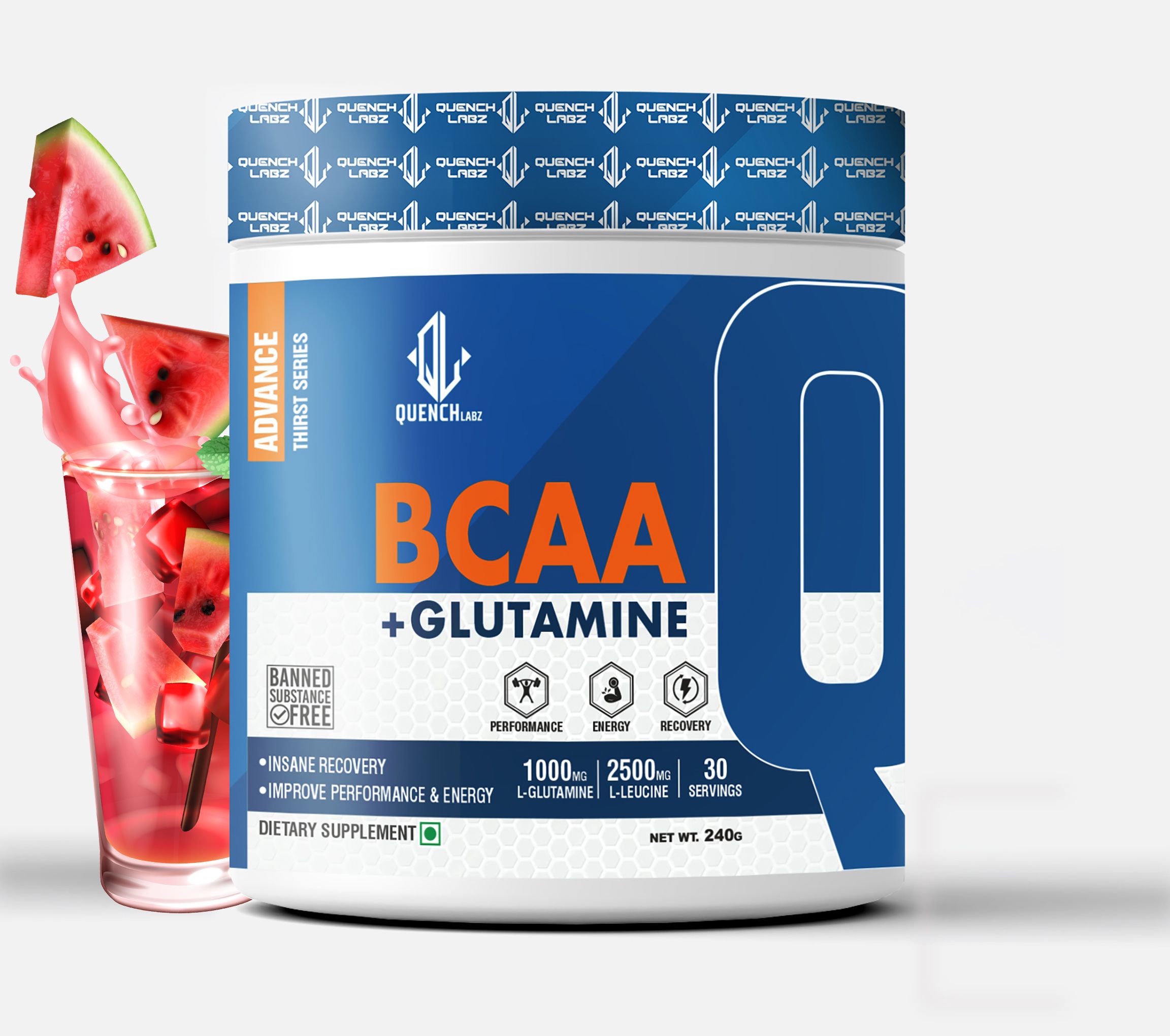 BCAA + Glutamine - Muscle Recovery Supplement BCAA-image-18