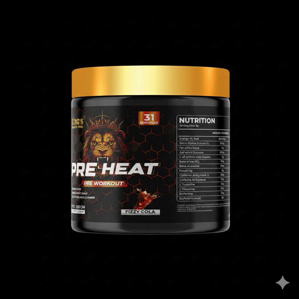 king`s health fuel PH Pre Workout Powder Green Apple Flavor Pre Workout-picture-39
