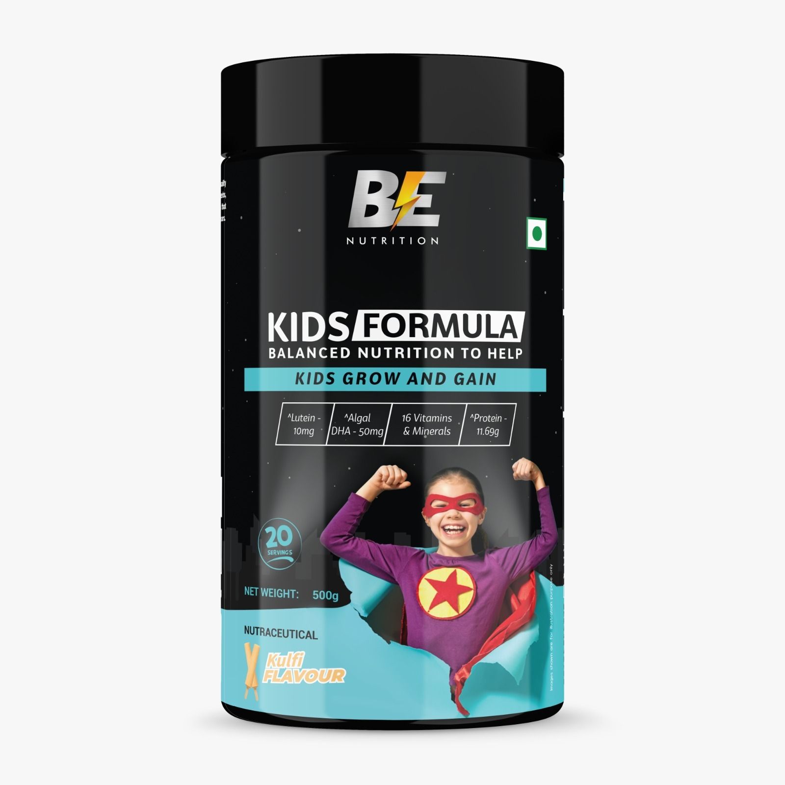 be nutrition kids formula cookies and Kulfi flavour 500gm Protein Shake-picture-30