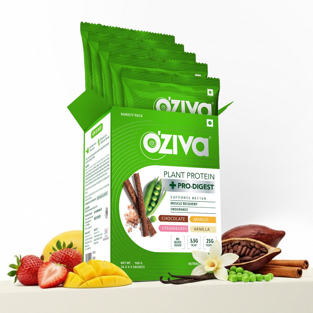 Plant Protein + Pro-Digest | 25g Protein, 5.5g BCAA | Supports Muscle Recovery Plant-Based Protein-image-48