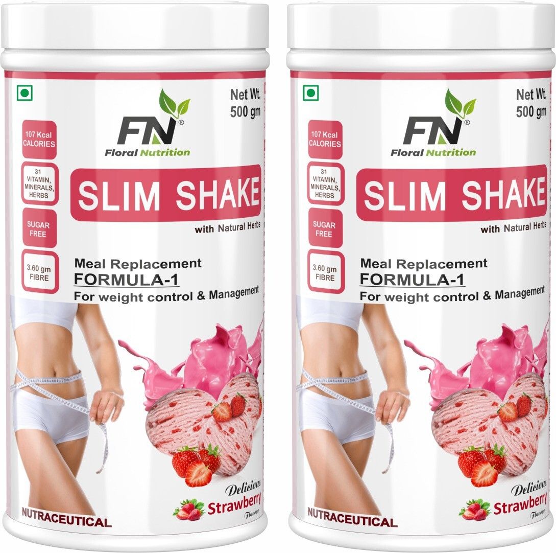 floral nutrition Slim Shake Formula 1 with Natural Herbs for Weight Control & Management Protein Shake-picture-16