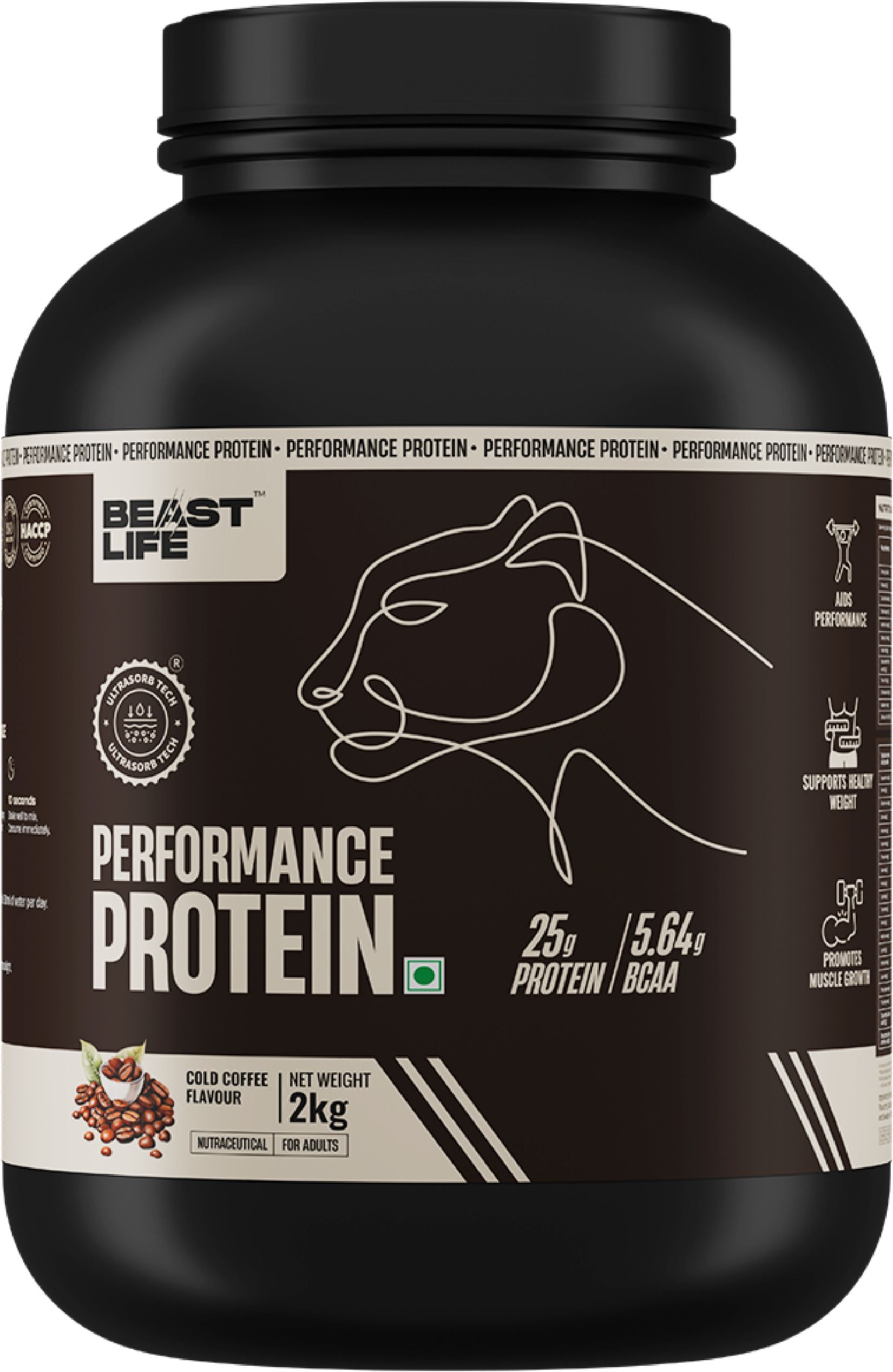 Performance Protein Powder | For Muscle Growth | 5.64g BCAA Whey Protein-image-8