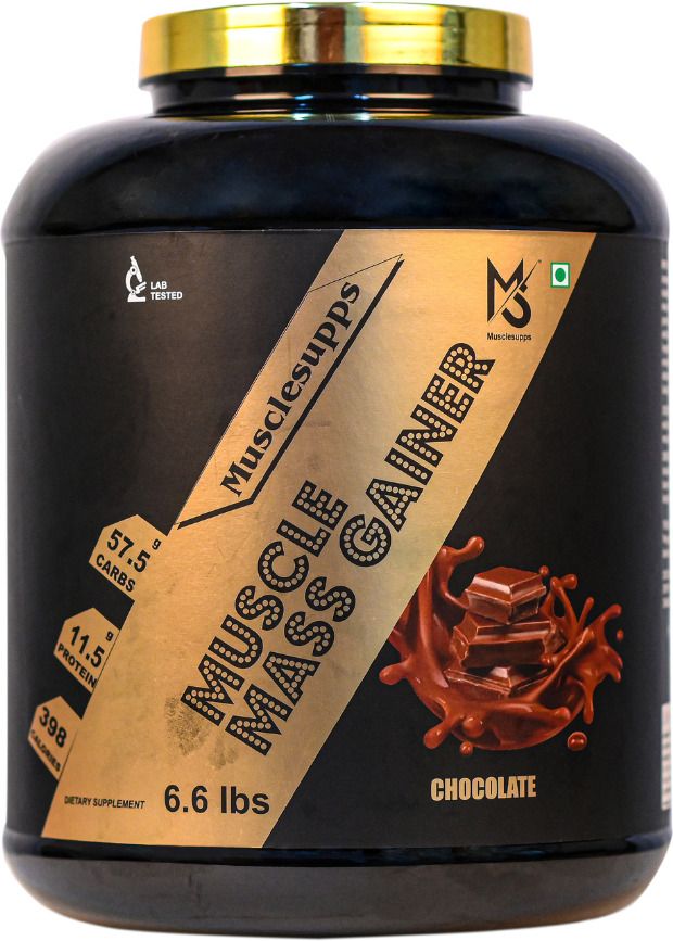 Muscle Mass Gainer 1:5|11.5g Protein|57.5g Carbs|398g Calories Weight Gainers/Mass Gainers-image-13