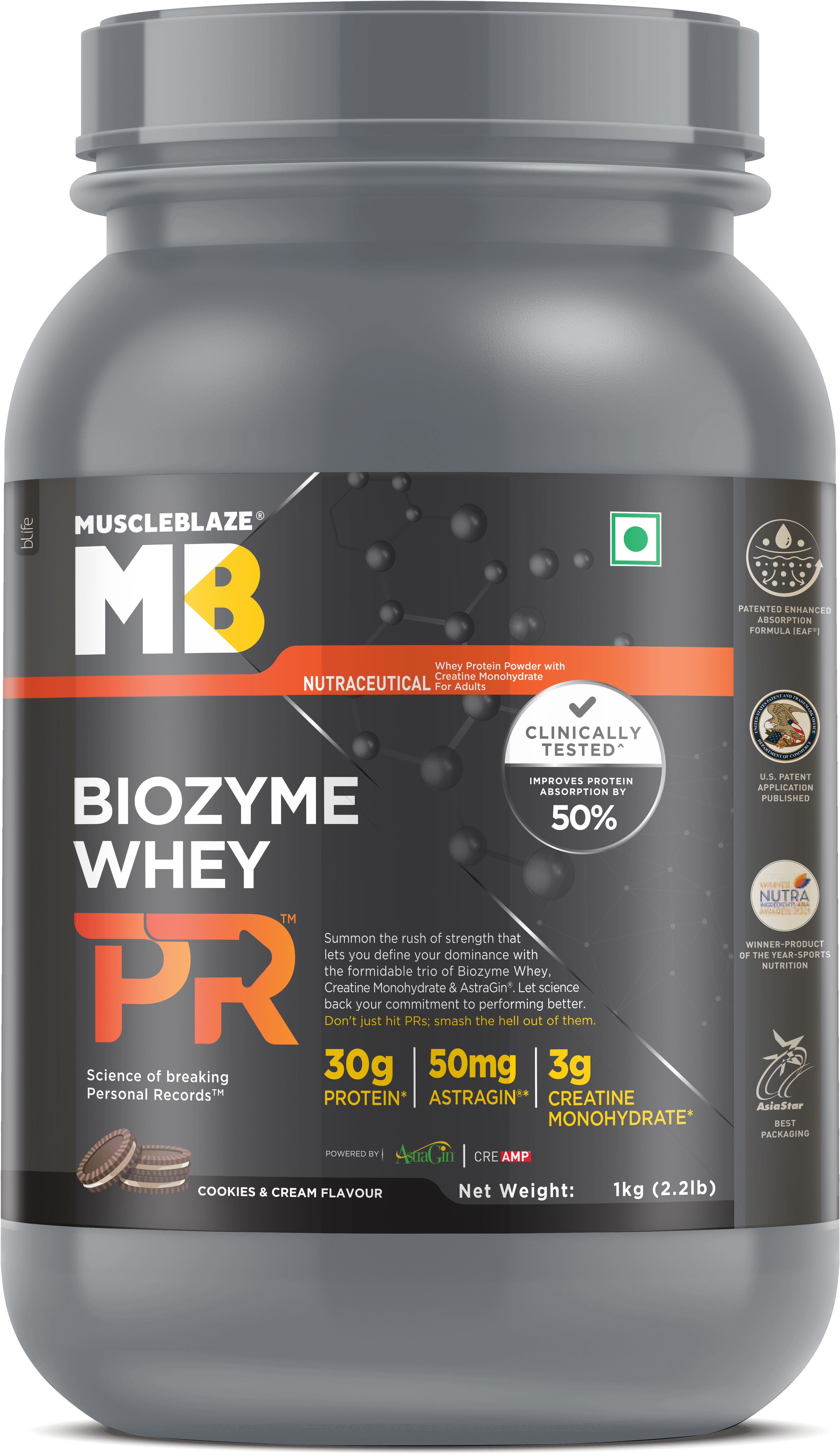 muscleblaze Biozyme Whey Protein PR with Creatine Monohydrate & AstraGin® Whey Protein-picture-46