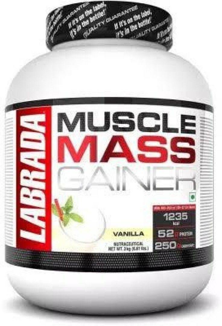 labrada LABRDA MUSCLE MASS GAINER(VANILLA) Weight Gainers/Mass Gainers-picture-24