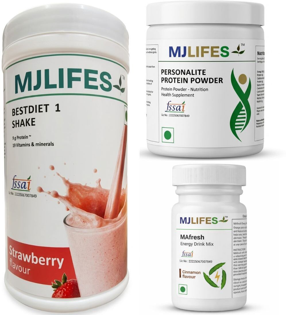 mjlifes Bestdiet 1 Shake Strawberry 500g+Personalite Protein 200g+Cinnamon Mafresh 50g Protein Shake-picture-40