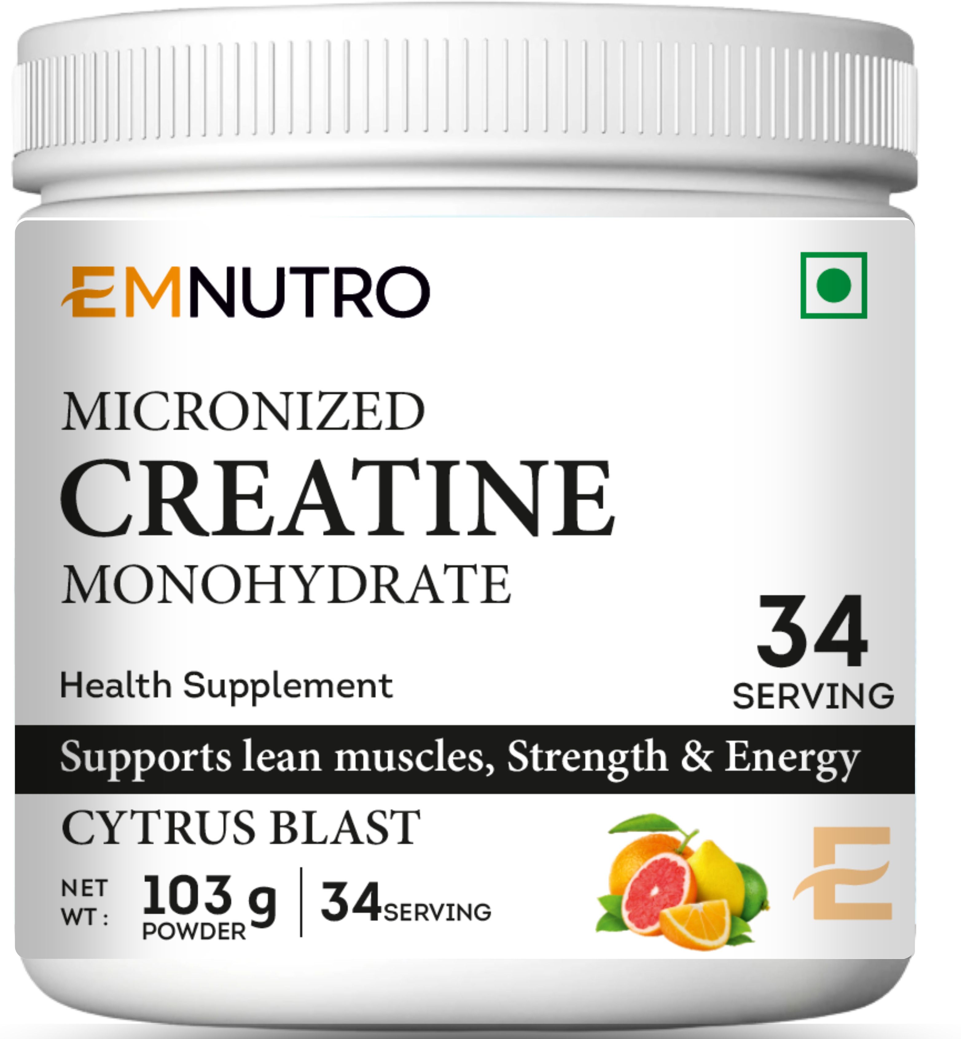 emnutro Micronised Creatine Mono Hydtare | High Absorption | Lab Tested & Pure Creatine-picture-23