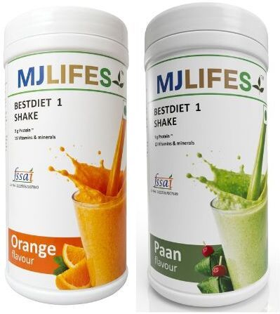 Bestdiet 1 Shake Orange 500gm+Paan 500gm Flavour Combo Protein Shake-image-37