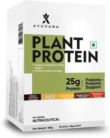 Plant Protein Powder, 24g Protein Per Serving, 180g (5 x 36g Sachets) Plant-Based Protein-image-49