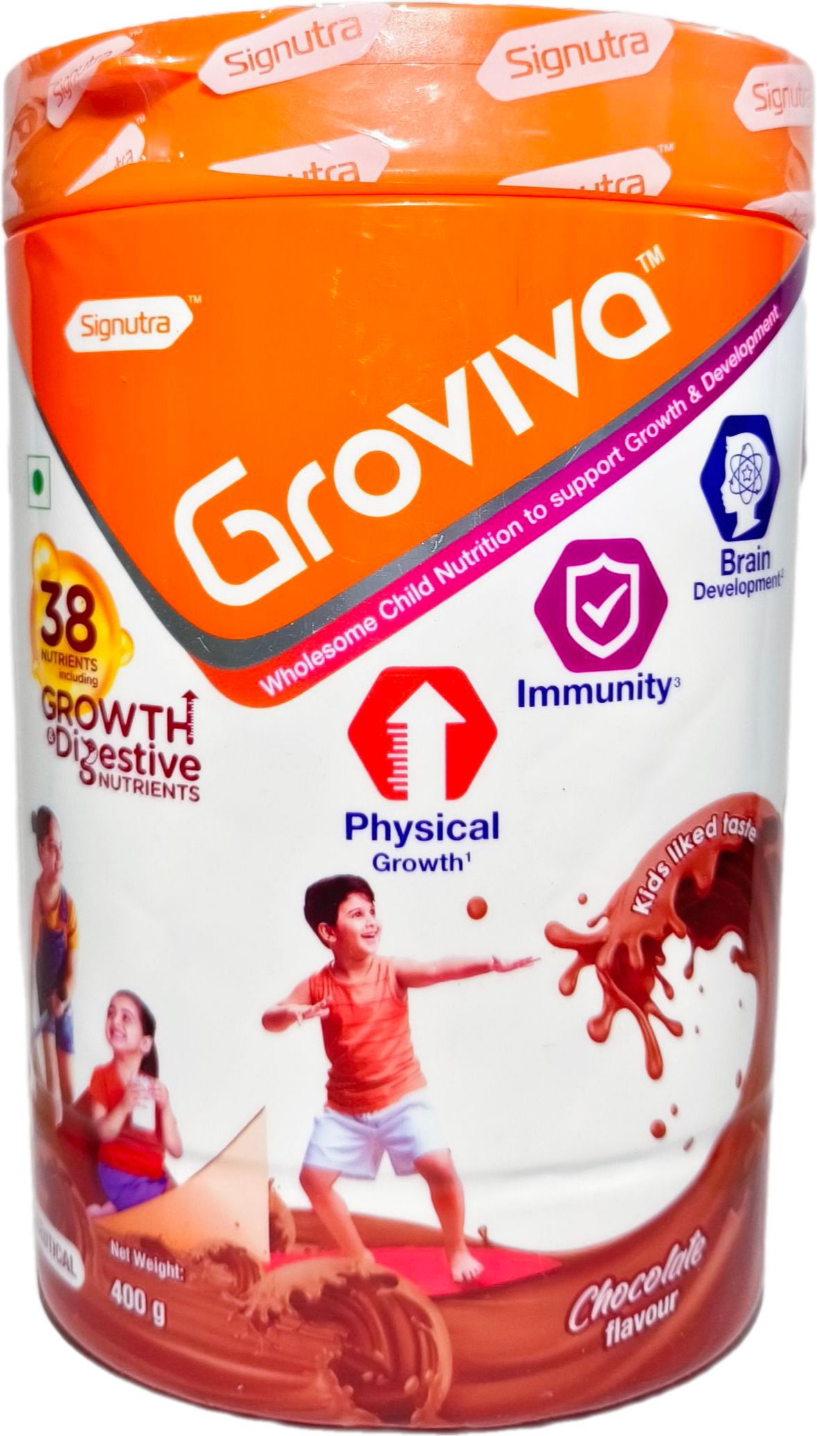 Child Nutrition Supplement Jar - 400g (Chocolate) Protein Blends-image-6