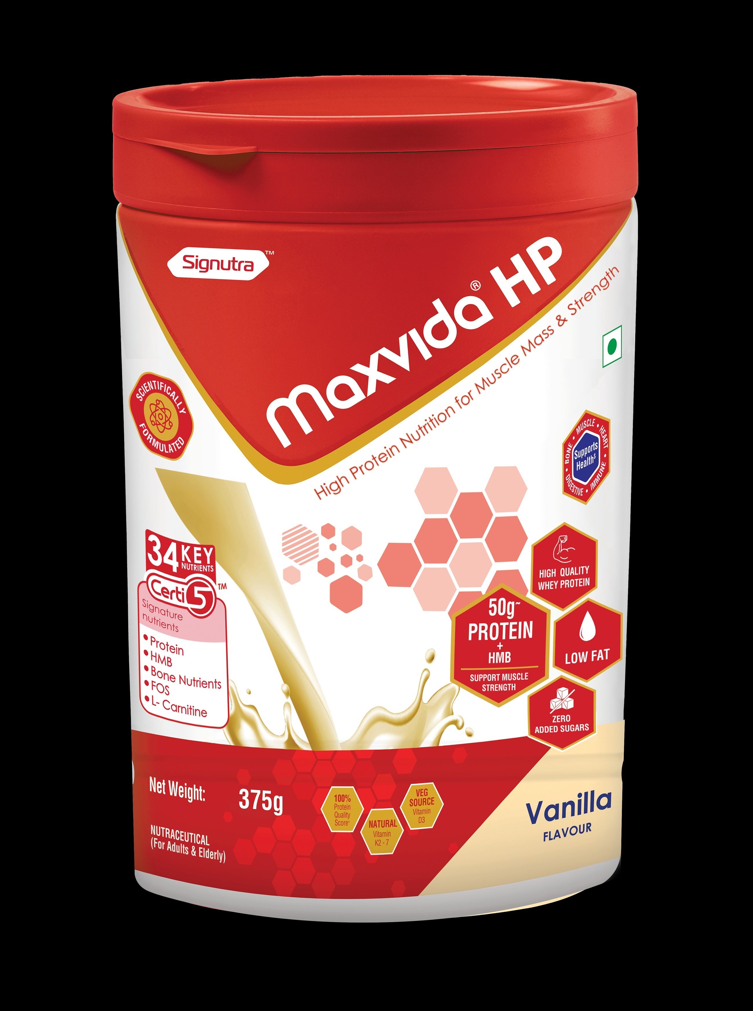max vida HP High Protein to help build Muscle mass and strength in Adults Weight Gainers/Mass Gainers-picture-39
