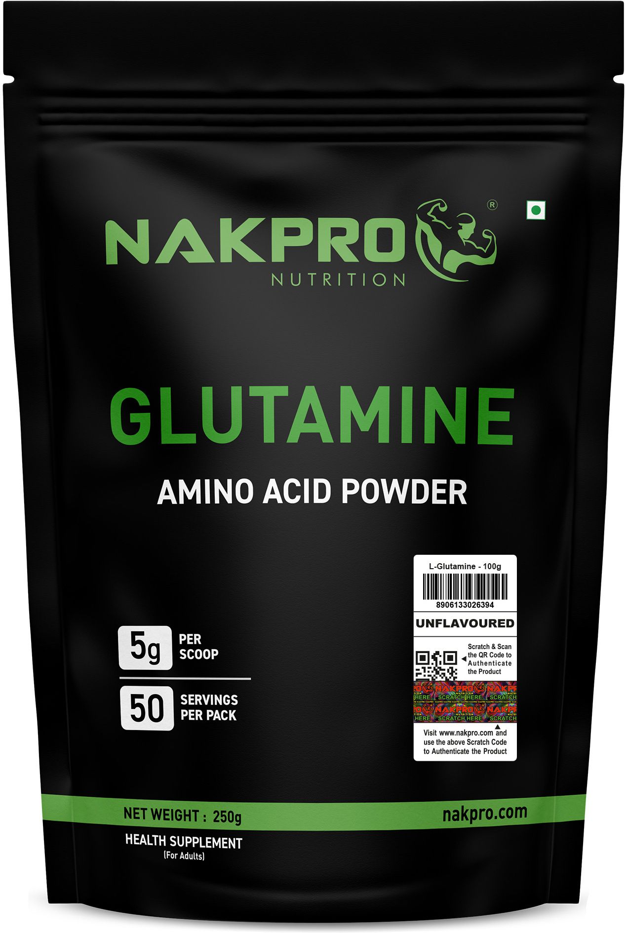 L-Glutamine Powder ,Post Workout Muscle Recovery & Healthy Immune Supplement Glutamine-image-1