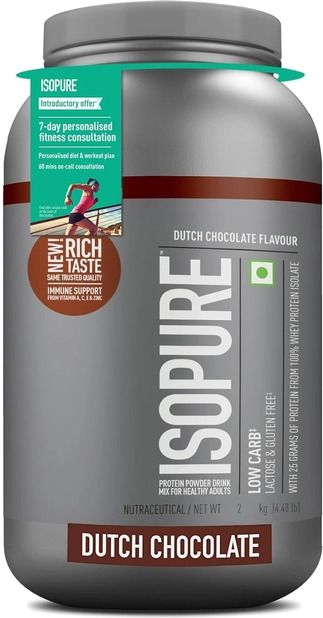 Isopure Isolate Powder With Vitamins For Immune Support & Biotine- 4.40 Lbs Whey Protein-image-7