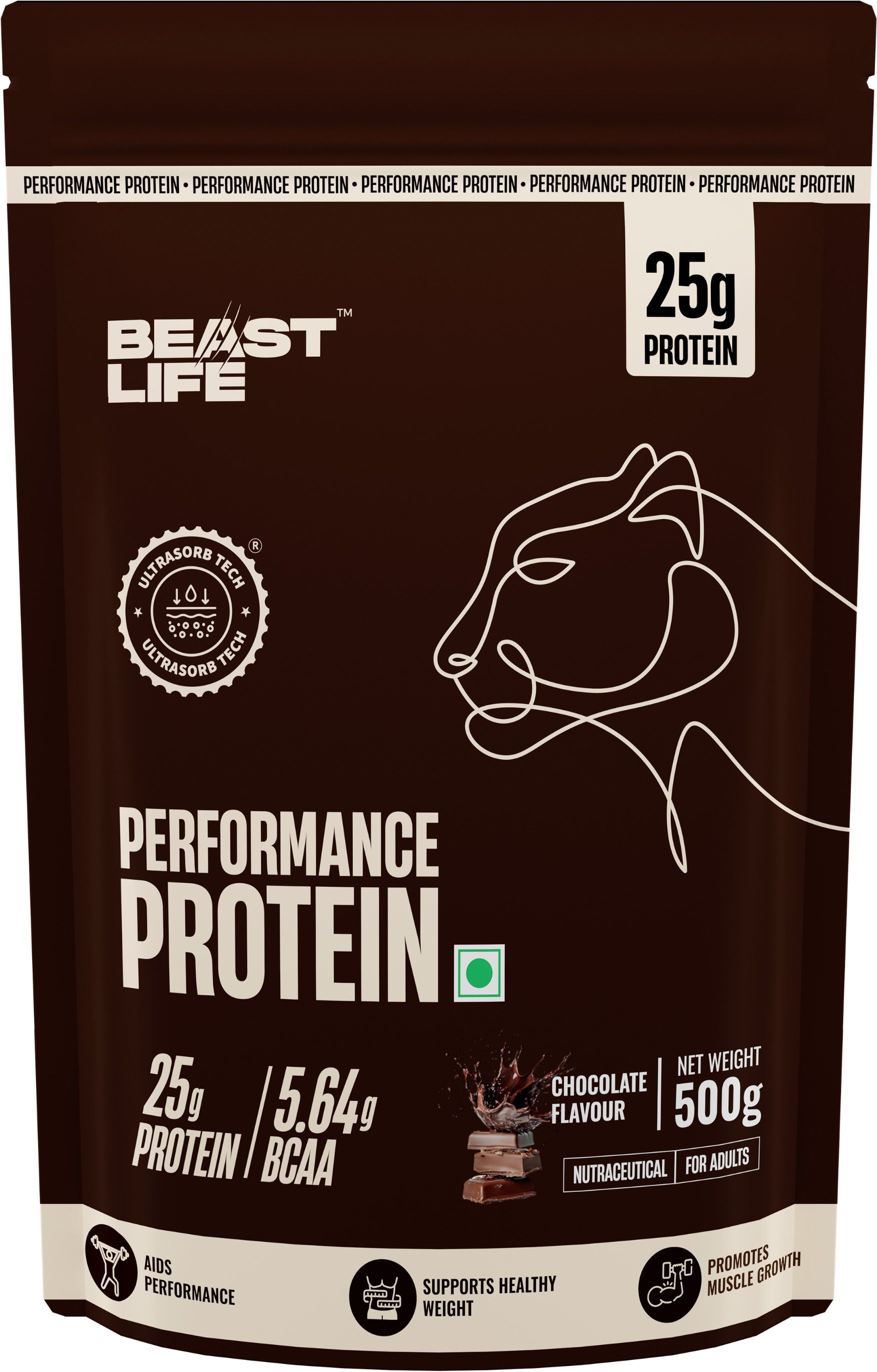 Performance Protein Powder | Muscle Growth | High Absorption | 5.64g BCAA Whey Protein-image-11