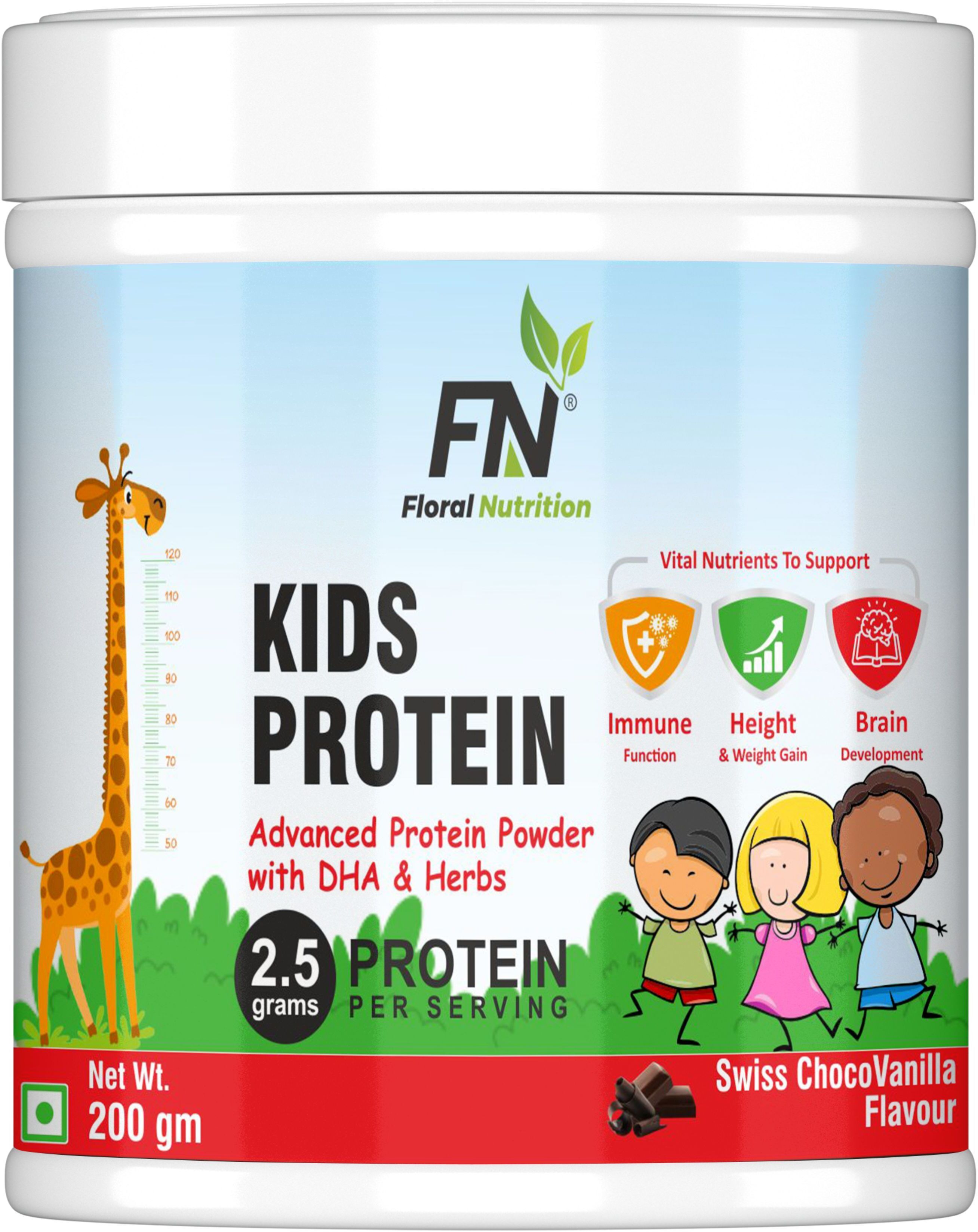 Kids Protein Powder with DHA,Vitamin-D for Growth,Immunity, Active & Strong Kid Nutrition Drink-image-39
