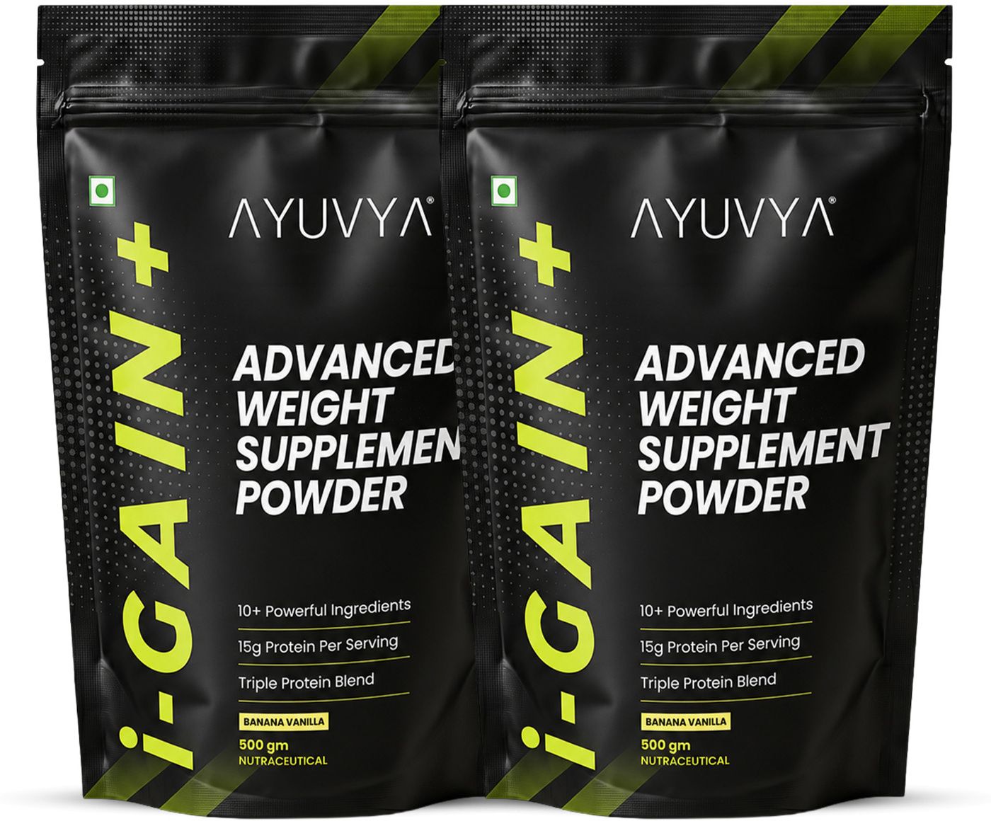 ayuvya i-GAIN+ Weight Gain Powder pack of 2 Weight Gainers/Mass Gainers-picture-10