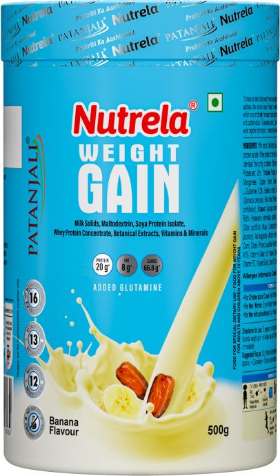 nutrela Weight Gain Powder - Banana Flavor pack of 1-picture-43