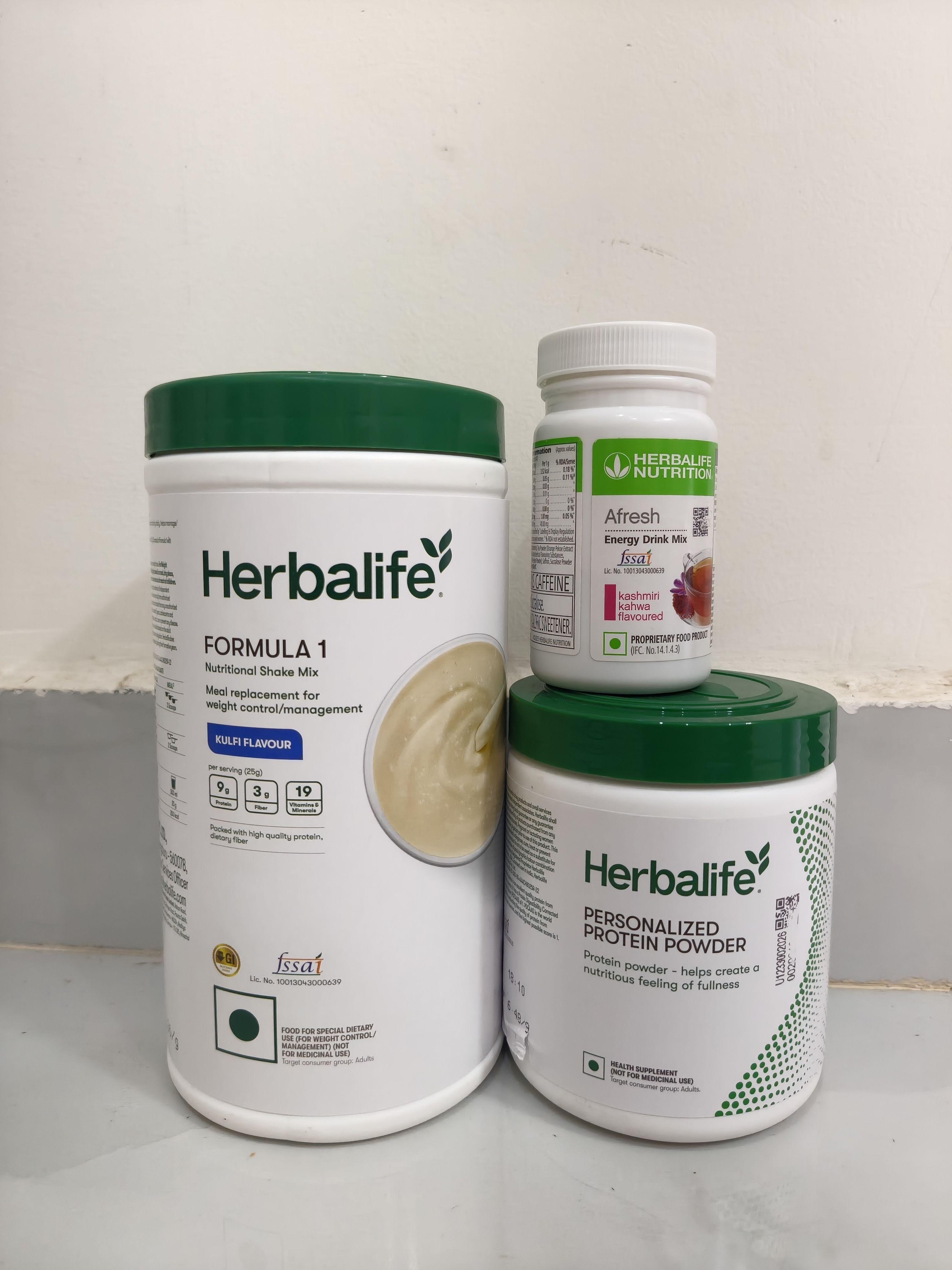 harbal mantra HERBAL IFE F1 KULFI SHAKE PROTEIN 200GM WITH AFRESH KAHWA COMBO PACK OF 3 Plant-Based Protein-picture-16