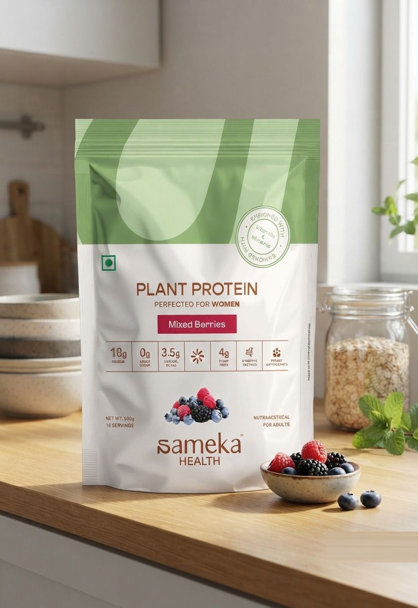 Mixed Berries Women's Plant Protein 500g | 18g Protein | Zero Sugar | 16 Serving Plant-Based Protein-image-43