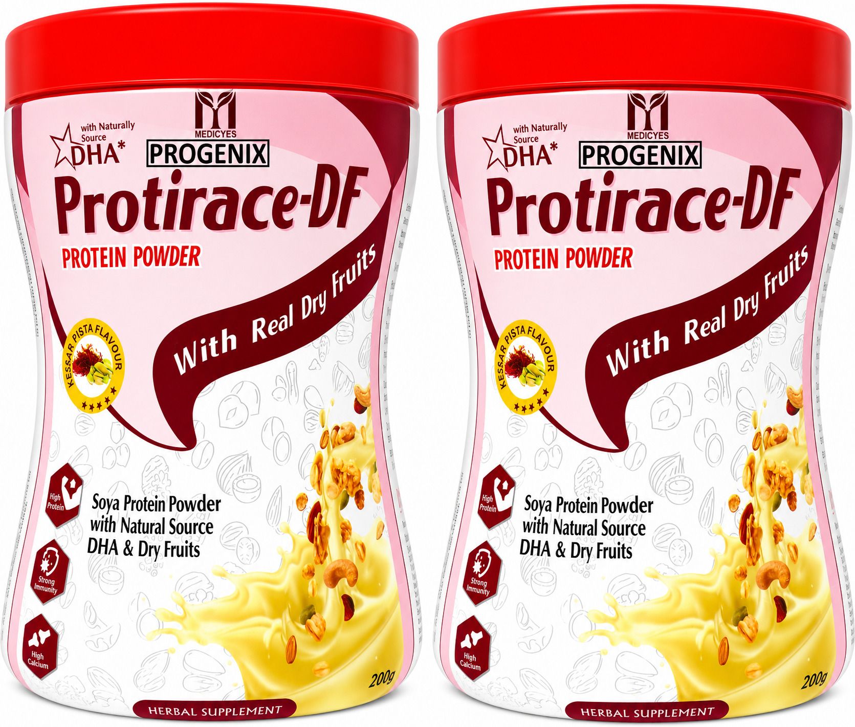 progenix MEDICYES PROTIRACE DF DHA PROTEIN POWDER FOR STAMINA,MUSCLE GAIN,BODY,BONES Plant-Based Protein-picture-46