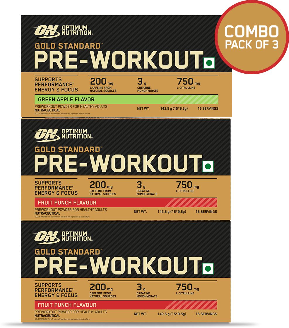 optimum nutrition Gold Standard Pre Workout (15 servings*3) Pre Workout-picture-27