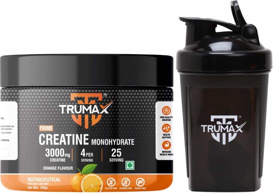 Prime Creatine Monohydrate Powder + Shaker | Supports Lean Muscle Recovery Creatine-image-12