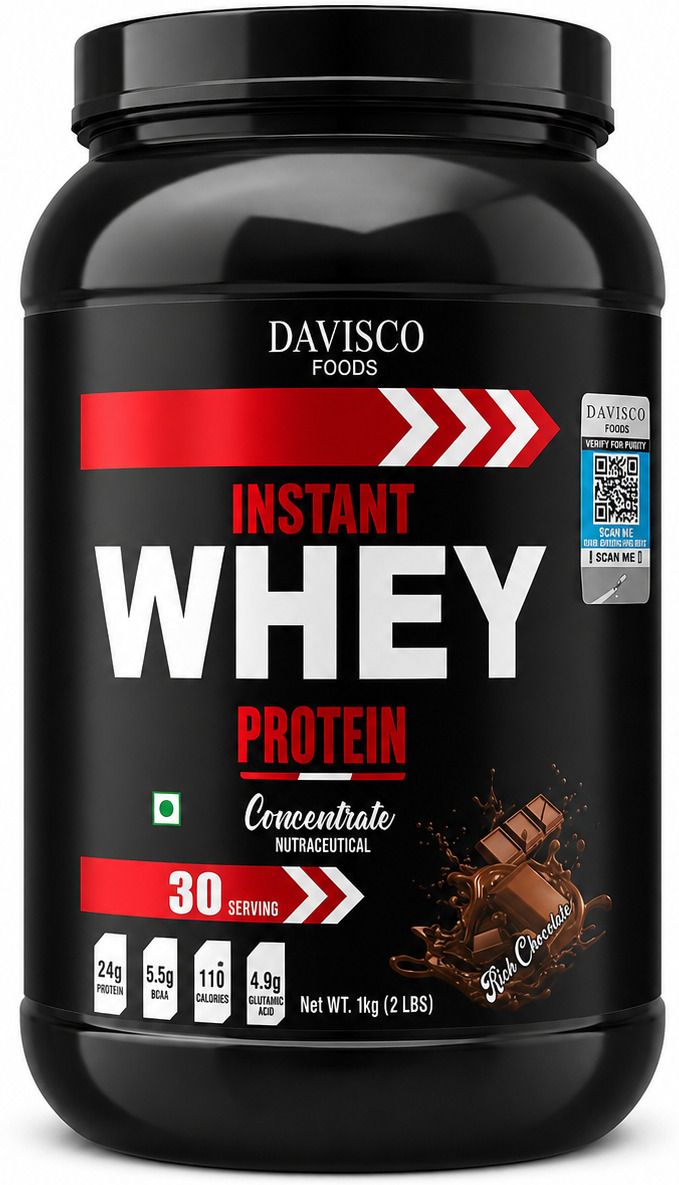 davisco Instant Whey Protein Concentrate Creamy Chocolate 1kg Protein Blends-picture-36