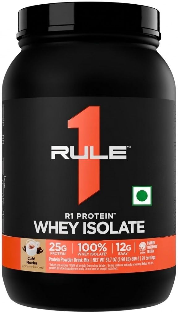 rule 1 Protein Whey Isolate 2 Pounds Cafe Mocha BCAA-picture-21