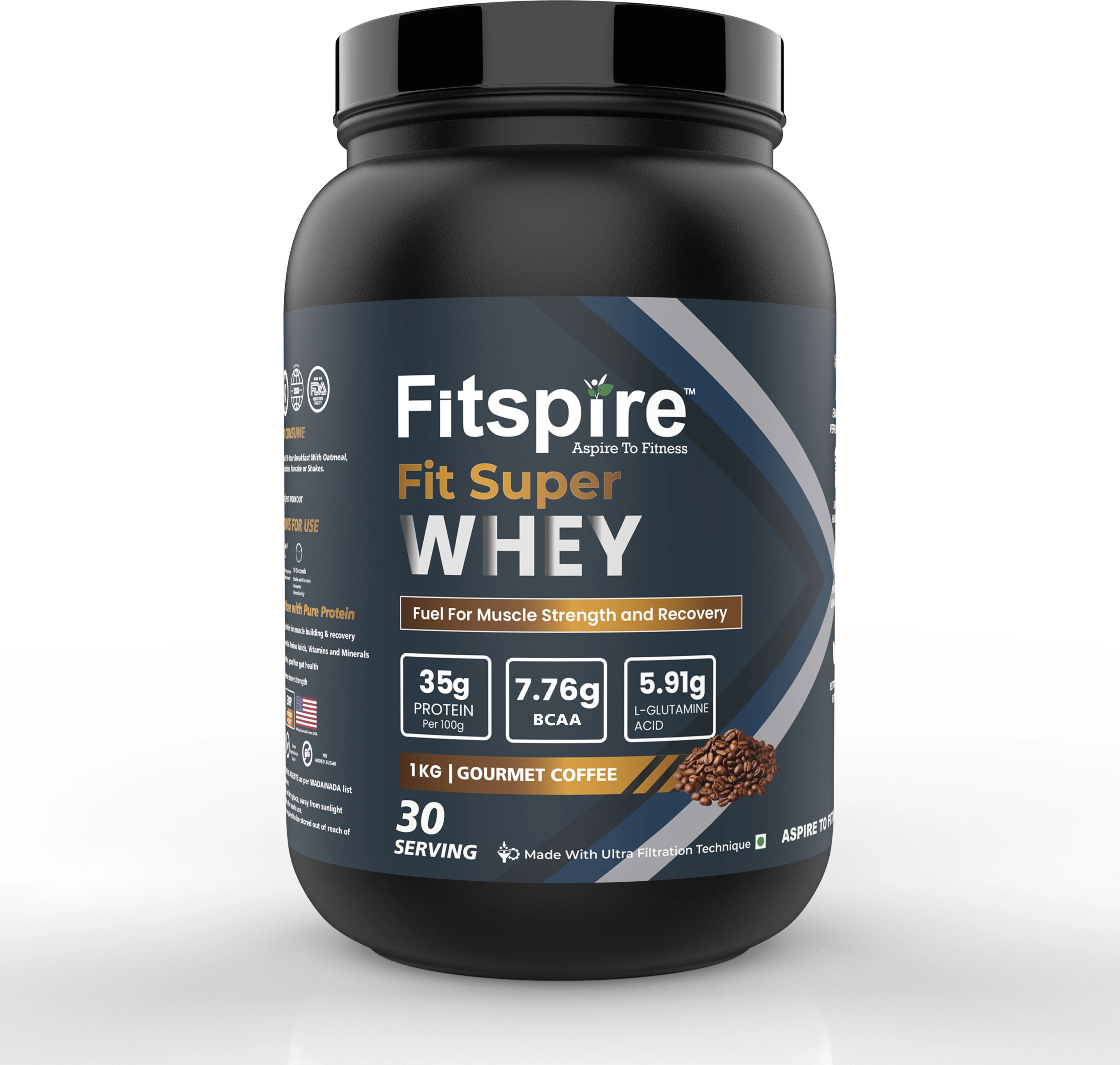Super Fit Whey Protein Zero Added sugar | Powder Supplement | Muscle Strength Whey Protein-image-49