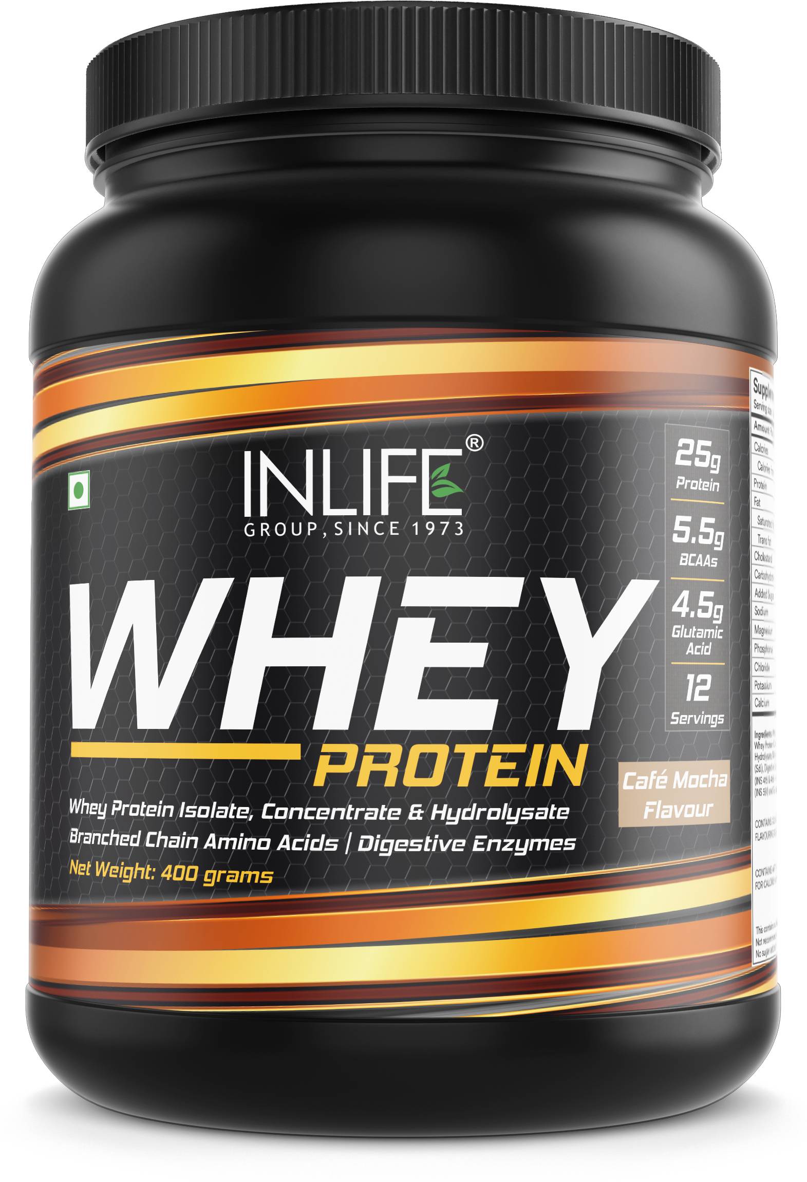 INLIFE Whey Protein Isolate Concentrate Hydrolysate 