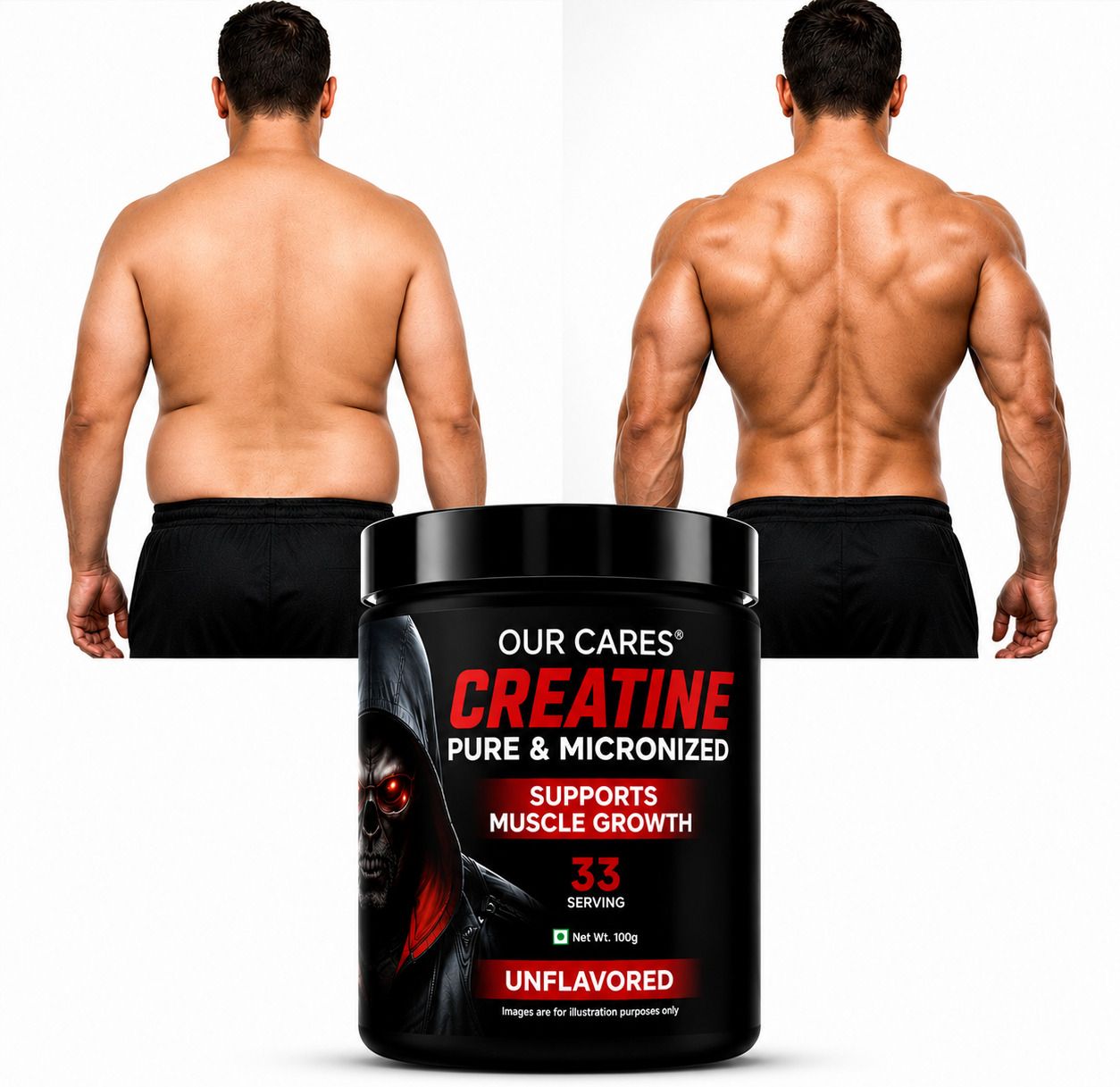 ourcares Creatine Monohydrate Powder | Supports Bicep Growth & Muscle Gain Creatine-picture-44