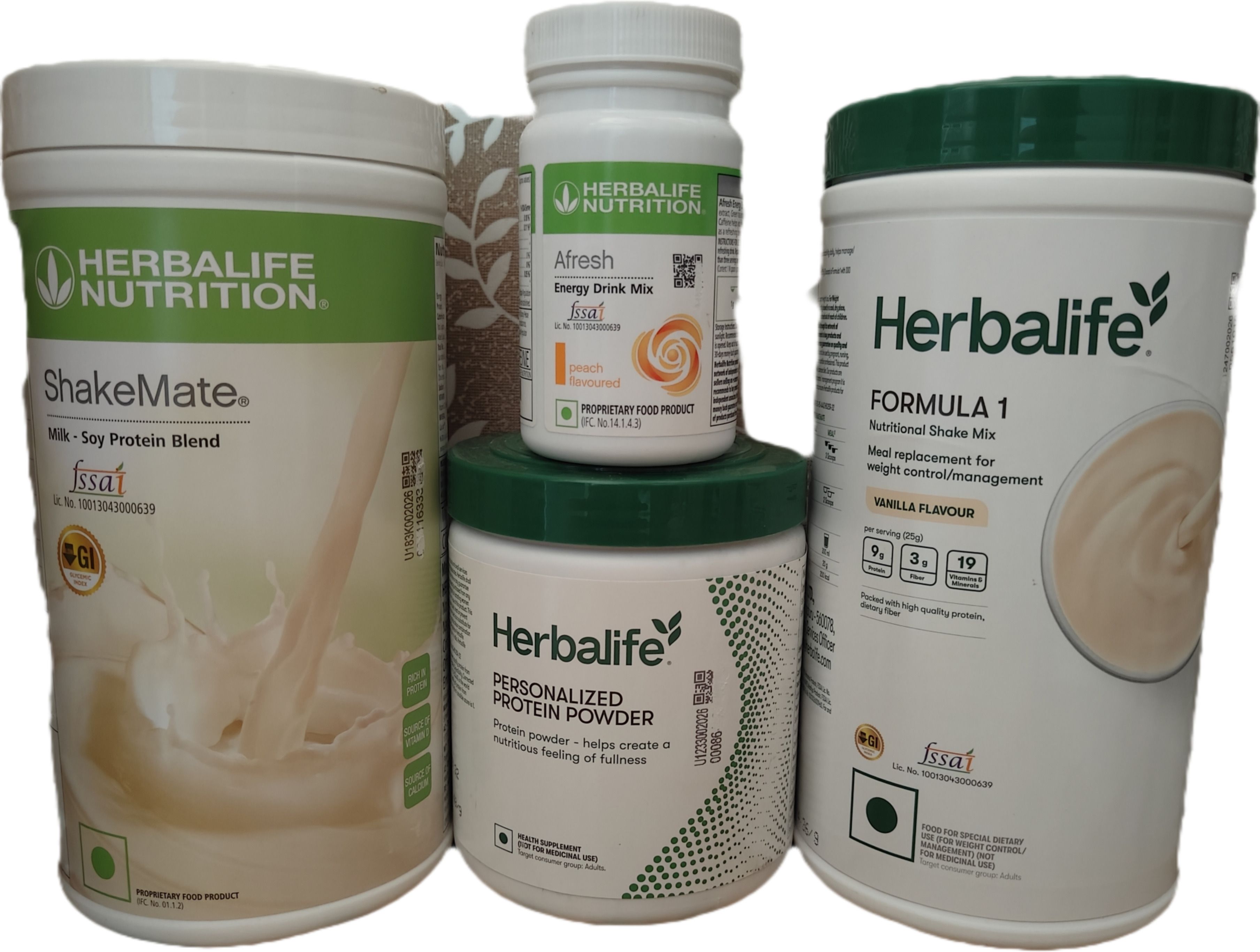 herbalife nutrition VANILLA SHAKE PROTEIN POWDER200GM SHAKEMATE AFRESH GINGER vanilla500g, shakemate500g, protein200g, peach50g Powder-picture-33