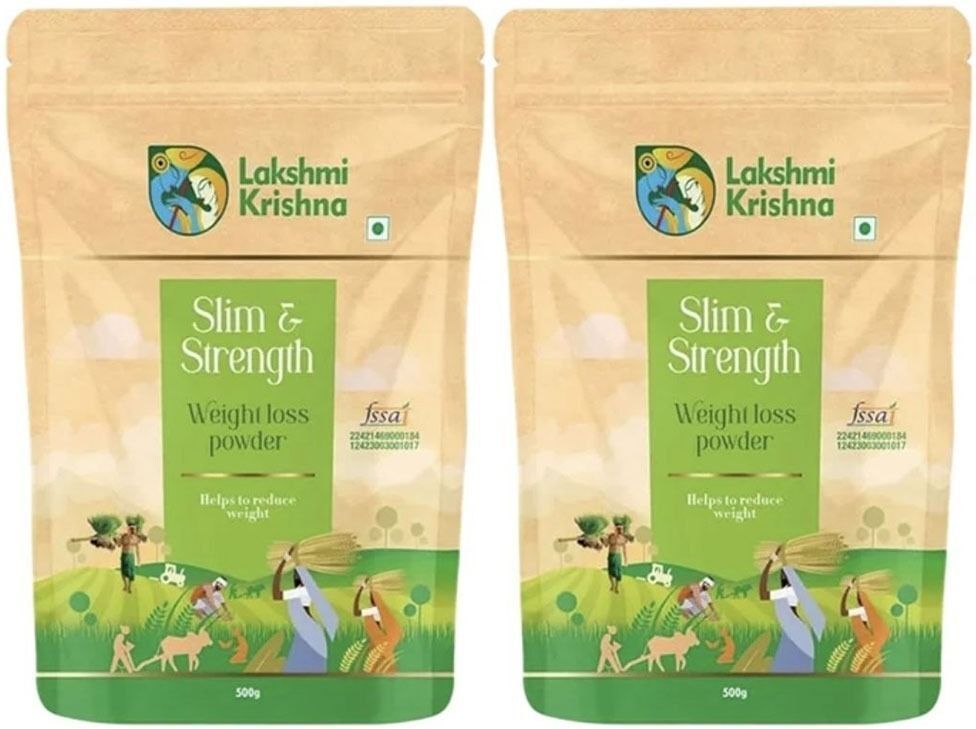 lakshmi krishna Slim & Strength Weight Loss Powder (pack of 2) Protein Blends-picture-10