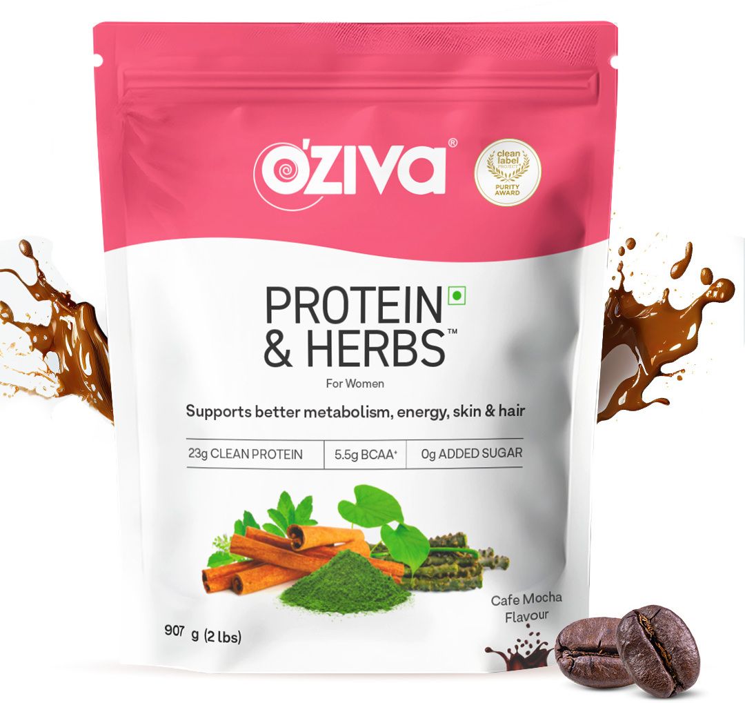 oziva Protein & Herbs for Women |Manage Weight & Metabolism| Reduce Body Fat |No Sugar Whey Protein-picture-13