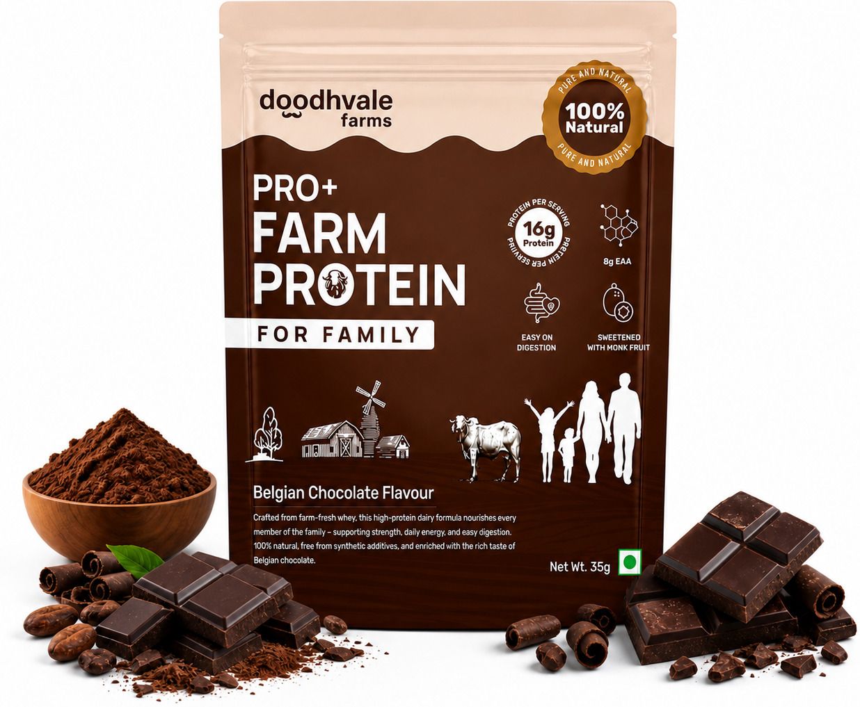 doodhvale farms Family Belgian Chocolate Whey Protein-picture-21