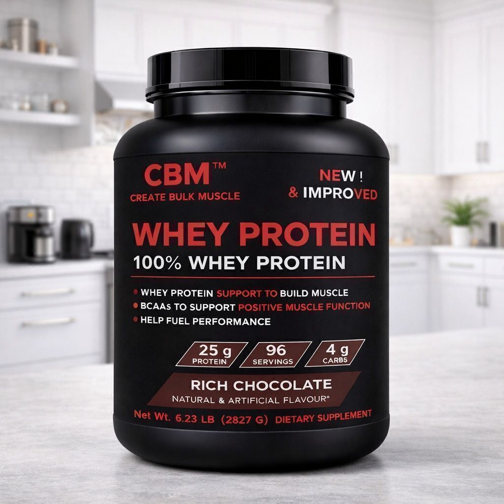 CBM Whey Protein | Chocolate Flavor | Advanced Muscle Recovery Formula | 1 KG Whey Protein-image-24