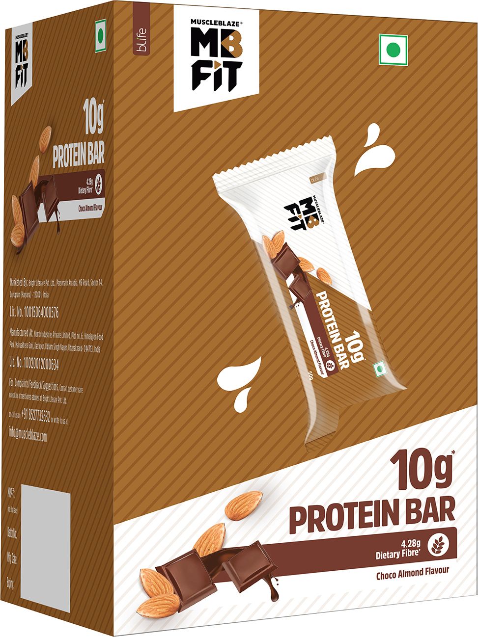 muscleblaze 10 g Protein Bar, Gluten-Free, Healthy Protein Snacks, For Energy & Fitness Protein Bars-picture-17