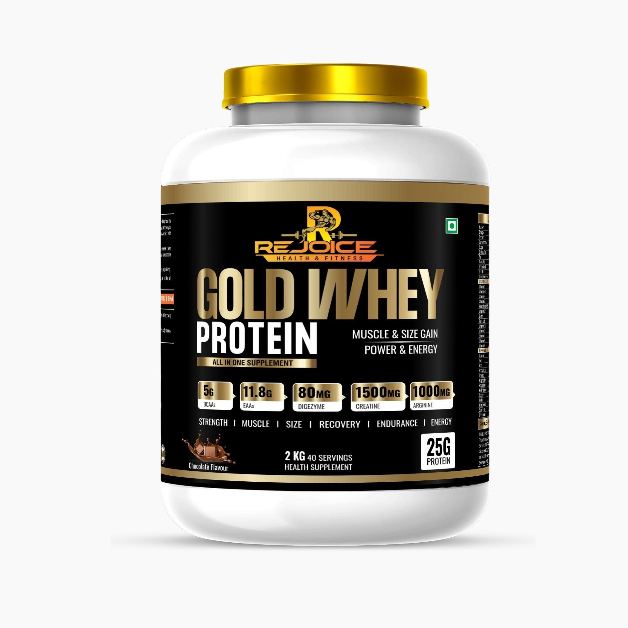rejoice life ingredients Gold Whey Protein Powder Muscle Gain, Recovery & Energy Supplement Men & Women Whey Protein-picture-12
