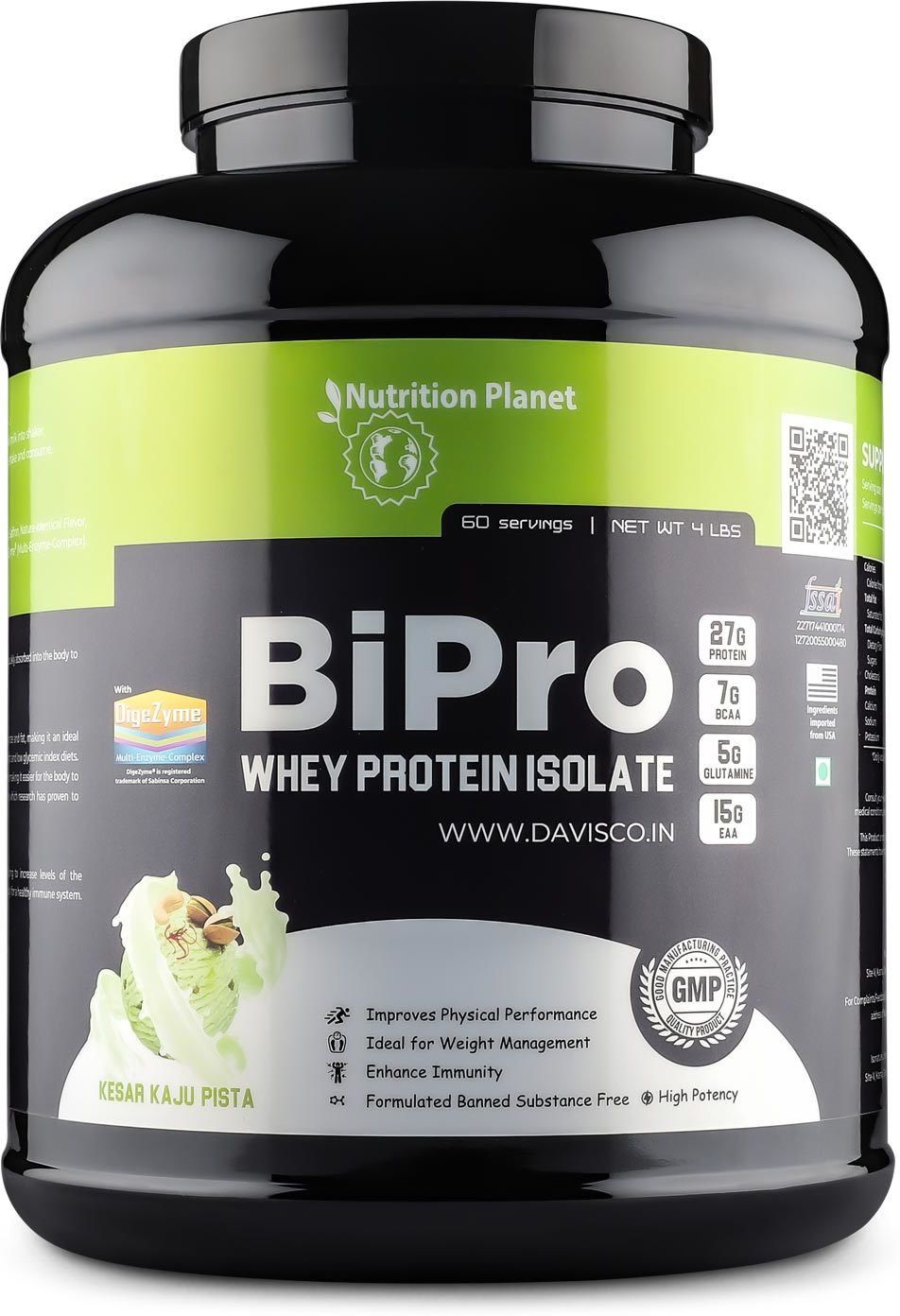 BiPro - Whey Protein Isolate (Kesar Kaju Pista - 4lb, 60 Servings) Whey Protein-image-29