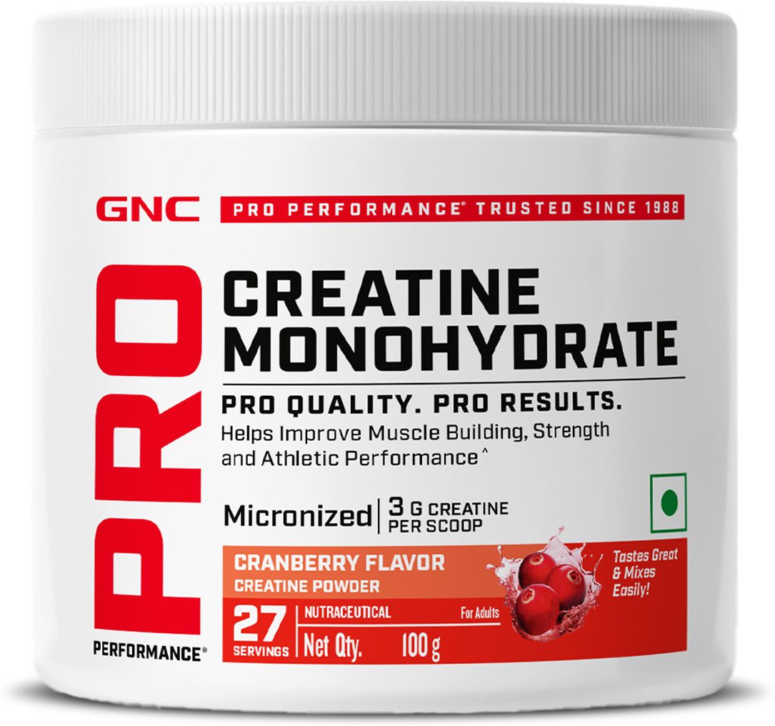 gnc Pro Performance Creatine Monohydrate (Cranberry, 100gms) Creatine-picture-2