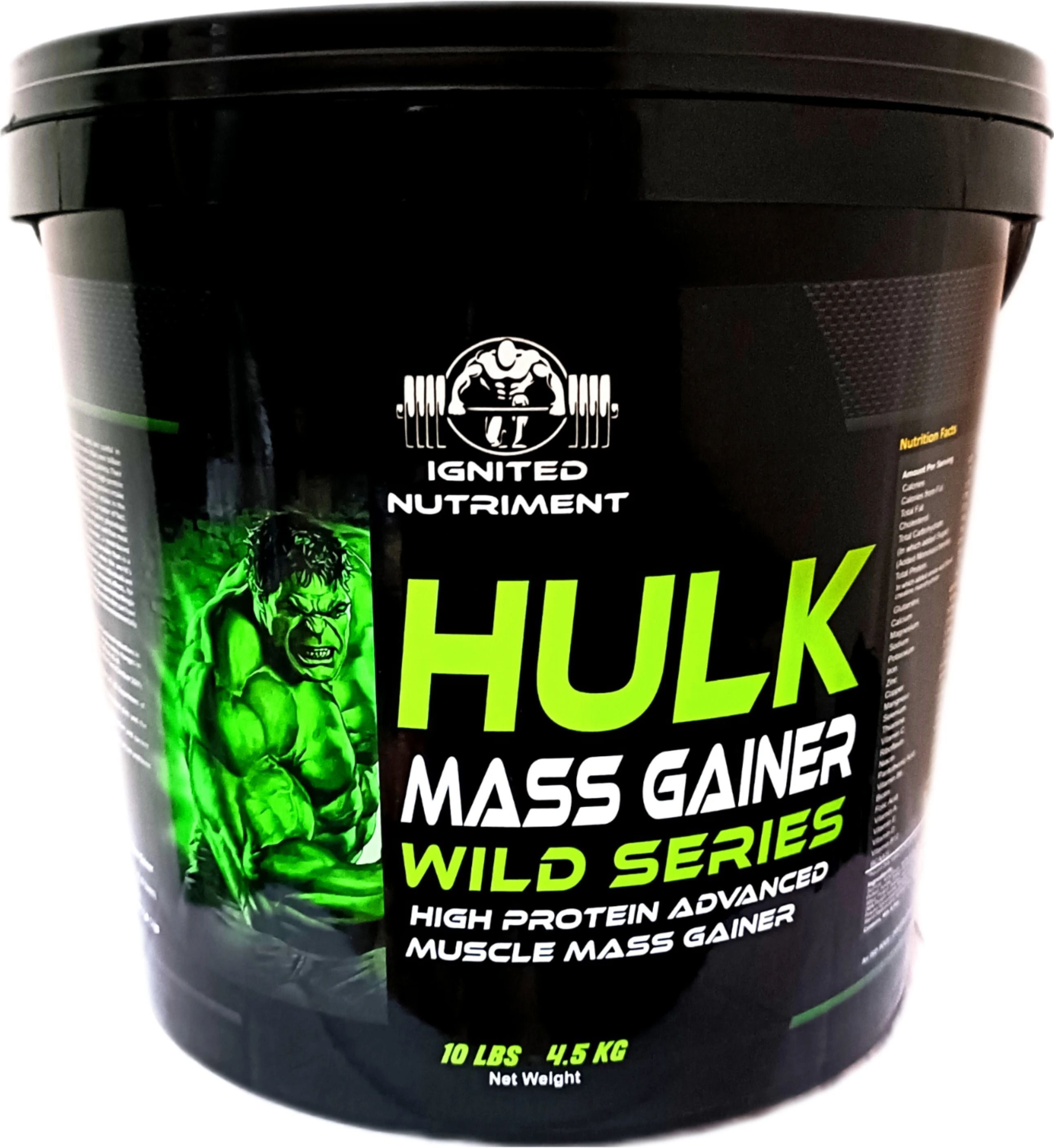 Hulk Mass Gainer For Advance Muscles Mass Gain With Calories 1020 Weight Gainers/Mass Gainers-image-22