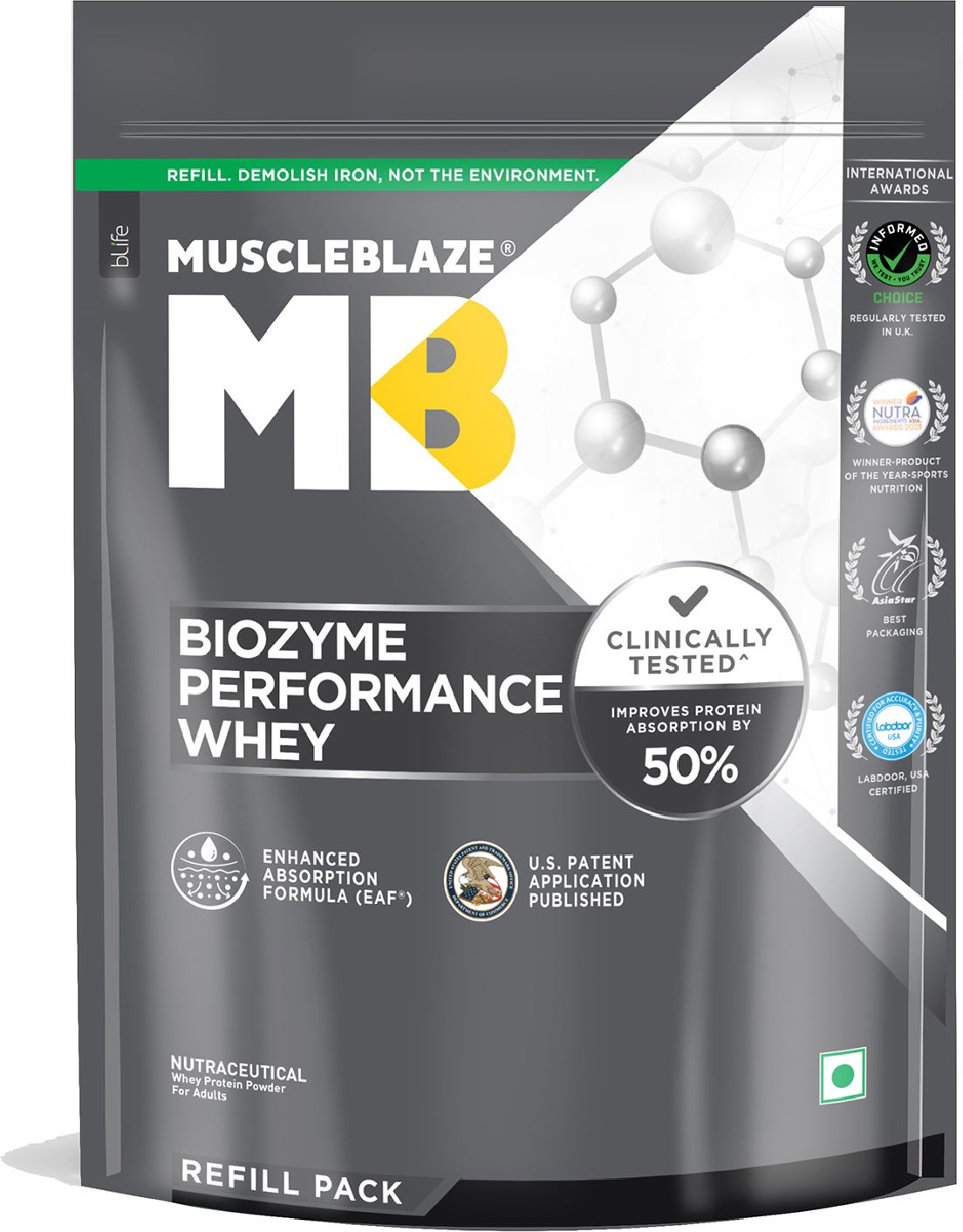 Biozyme Performance Whey Protein Powder, 25g Protein Per Scoop Whey Protein-image-31